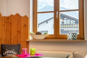 Ausblick aus dem Fenster  in Ferienwohnung in Garmisch-Partenkirchen