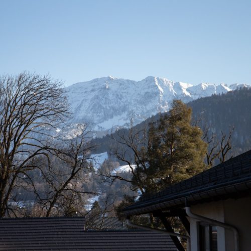 Berge in Ferienwohnung in Garmisch-Partenkirchen