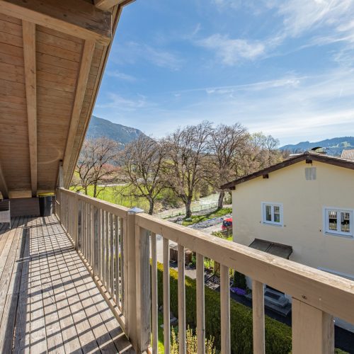 Großer Holzbalkon in Garmisch-Partenkirchen