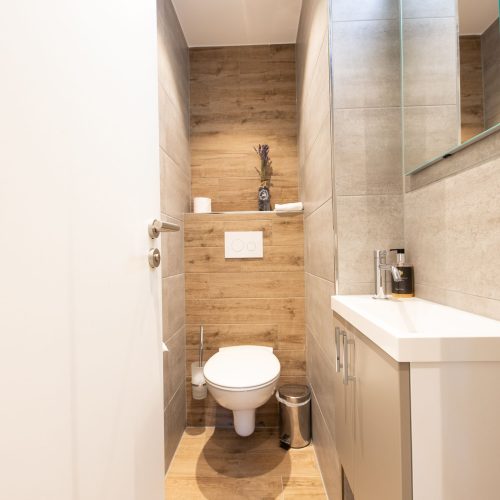 Kleines WC in Ferienwohnung in Garmisch-Partenkirchen