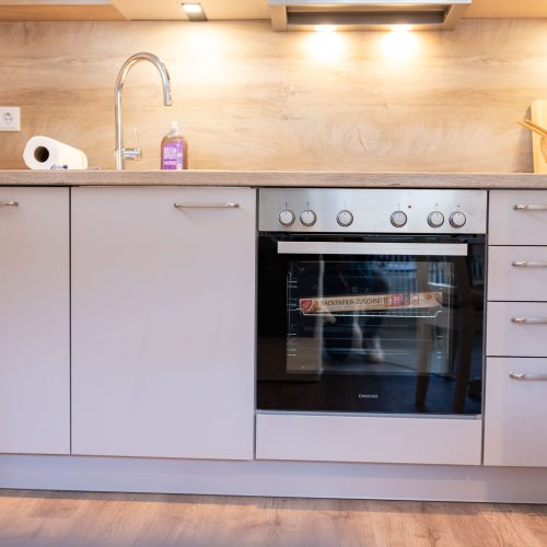 Holzküche in Ferienwohnung in Garmisch-Partenkirchen