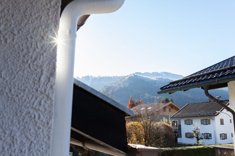 Blick auf die Berge in Garmisch-Partenkirchen