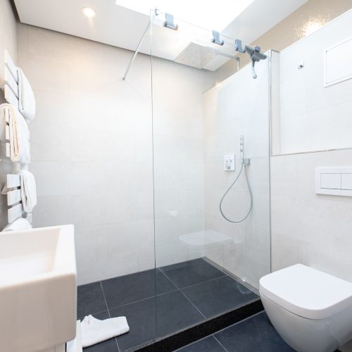 Große Regendusche in Ferienwohnung in Garmisch-Partenkirchen