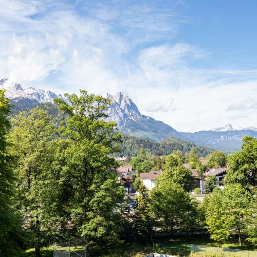 Die Berge von Garmisch-Partenkirchen