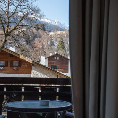 Ausblick auf den Balkon in Ferienwohnung in Garmisch-Partenkirchen