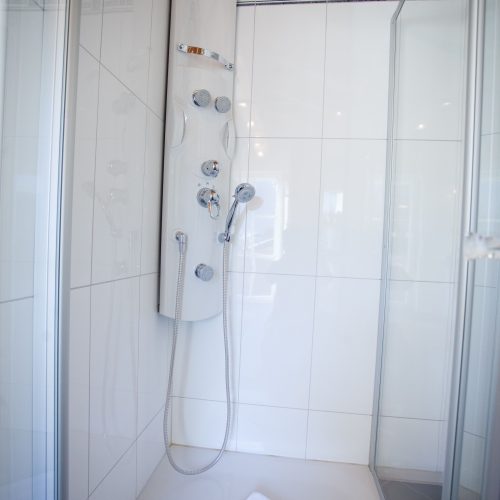 Dusche in Ferienwohnung in Garmisch-Partenkirchen