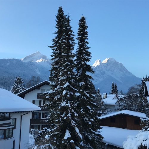 Berglandschaft in Ferienwohnung in Garmisch-Partenkirchen