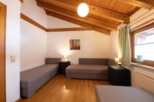 drei Einzelbetten in Ferienwohnung in Garmisch-Partenkirchen