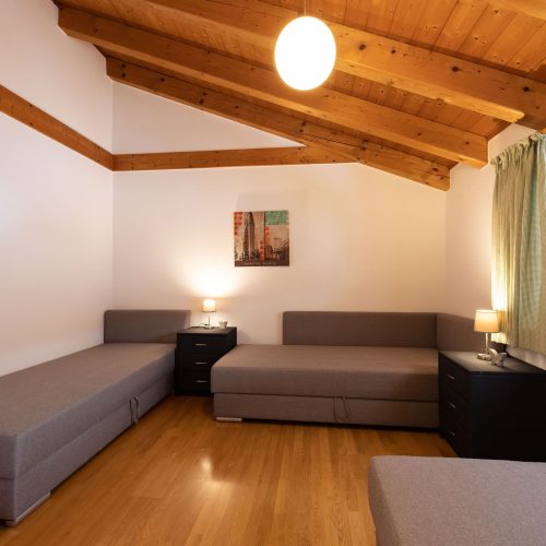 drei Einzelbetten in Ferienwohnung in Garmisch-Partenkirchen