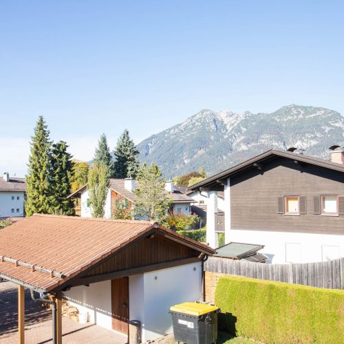 Ausblick in Ferienwohnung in Garmisch-Partenkirchen