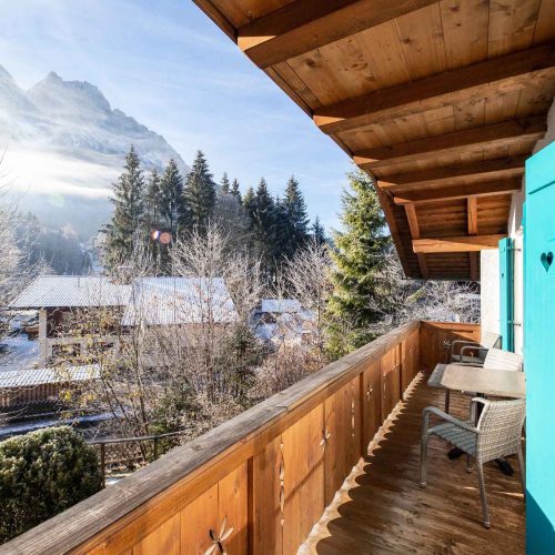 Balkon in Ferienwohnung in Garmisch-Partenkirchen