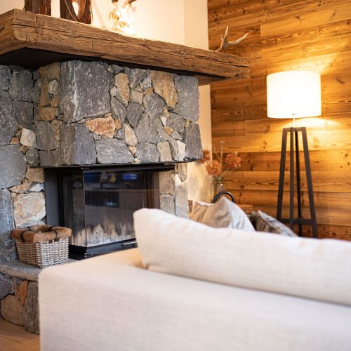 Stein Kamin in Ferienwohnung in Garmisch-Partenkirchen