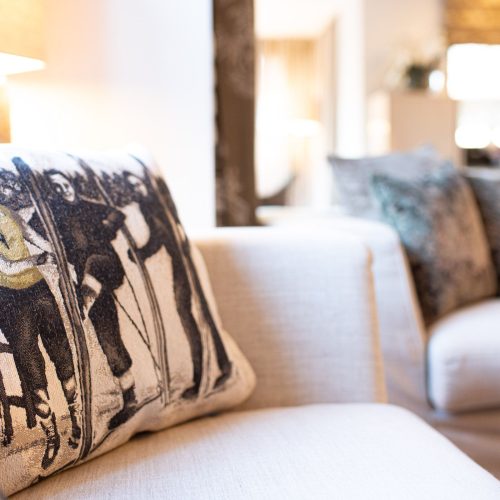 Sofakissen in Ferienwohnung in Garmisch-Partenkirchen