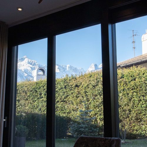 Ausblick in Ferienwohnung in Garmisch-Partenkirchen