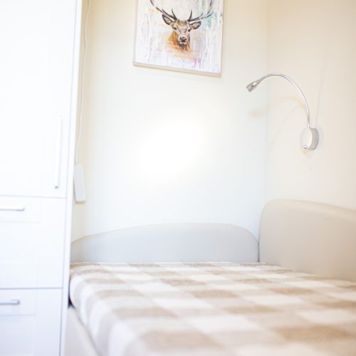 Einzelbett in Ferienwohnung in Garmisch-Partenkirchen