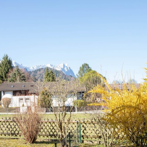 Berge in Ferienwohnung in Garmisch-Partenkirchen