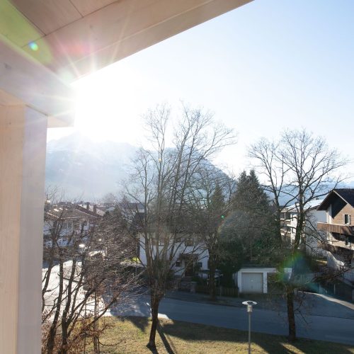 Ausblick in Ferienwohnung in Garmisch-Partenkirchen