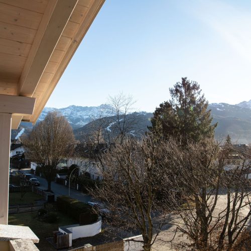 Ausblick in Ferienwohnung in Garmisch-Partenkirchen