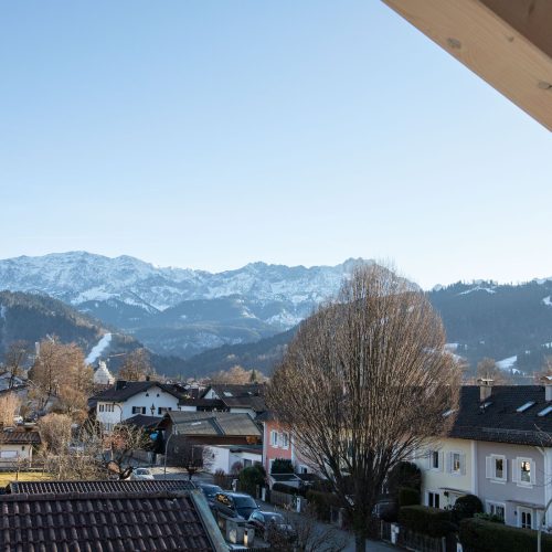 Ausblick in Ferienwohnung in Garmisch-Partenkirchen