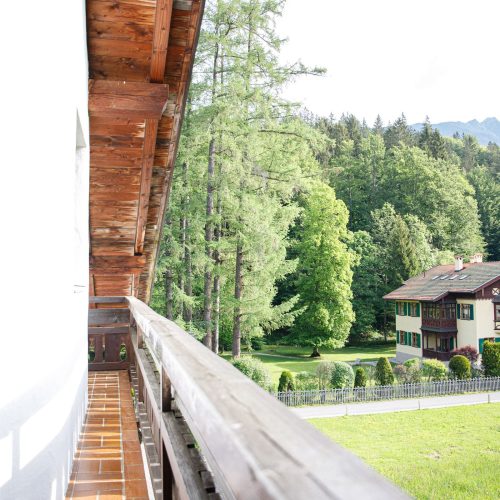 Balkon in Ferienwohnung in Garmisch-Partenkirchen