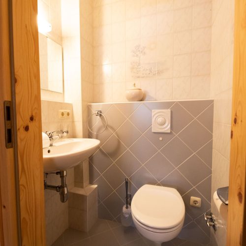 Badezimmer in Ferienwohnung in Garmisch-Partenkirchen