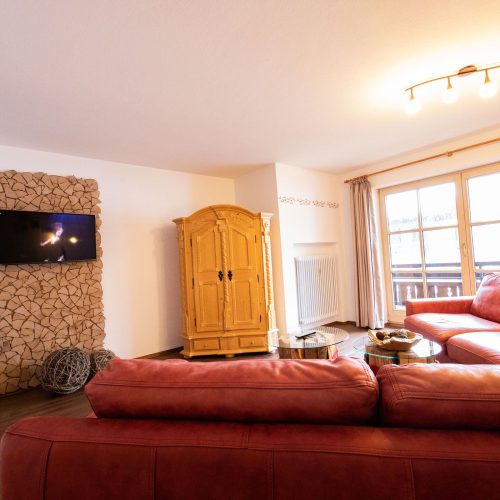 Fernseher in Ferienwohnung in Garmisch-Partenkirchen