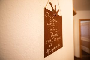 Wandbild in Ferienwohnung in Garmisch-Partenkirchen