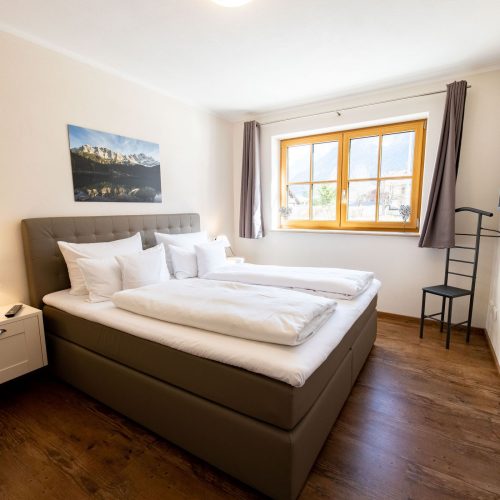 Doppelzimmer in Ferienwohnung in Garmisch-Partenkirchen