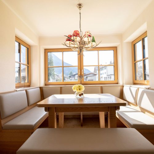 Essbereich in Ferienwohnung in Garmisch-Partenkirchen