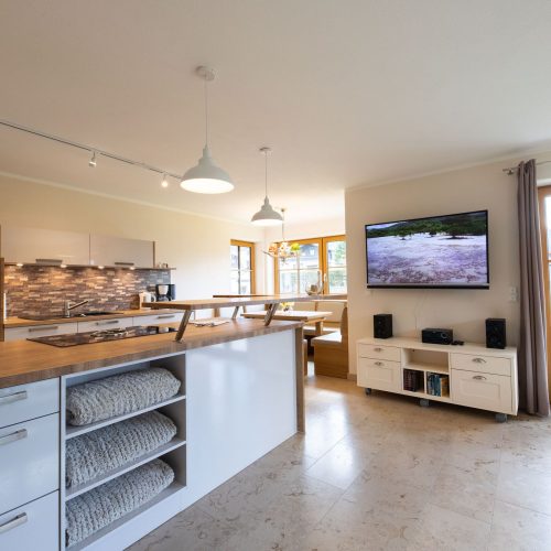 Küche in Ferienwohnung in Garmisch-Partenkirchen