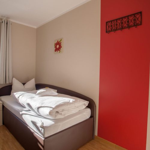 Einzelbett in Ferienwohnung in Garmisch-Partenkirchen