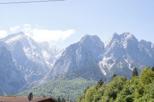 Ausblick in Ferienwohnung in Garmisch-Partenkirchen