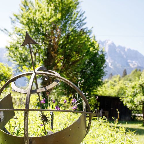 Außenbereich in Ferienwohnung in Garmisch-Partenkirchen