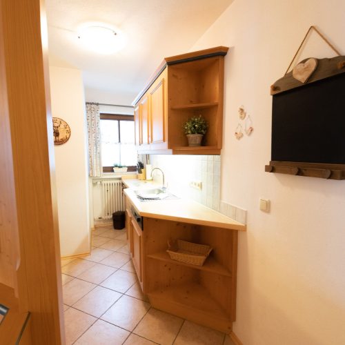 Küche in Ferienwohnung in Garmisch-Partenkirchen