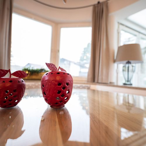 Äpfel als Dekoration in Ferienwohnung in Garmisch-Partenkirchen