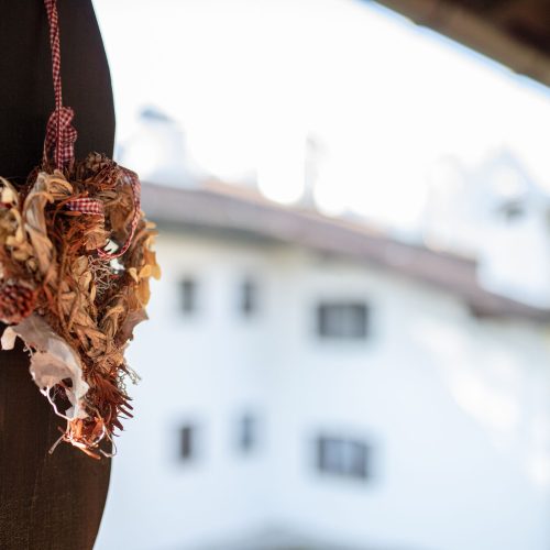 Herzdekoration in Ferienwohnung in Garmisch-Partenkirchen