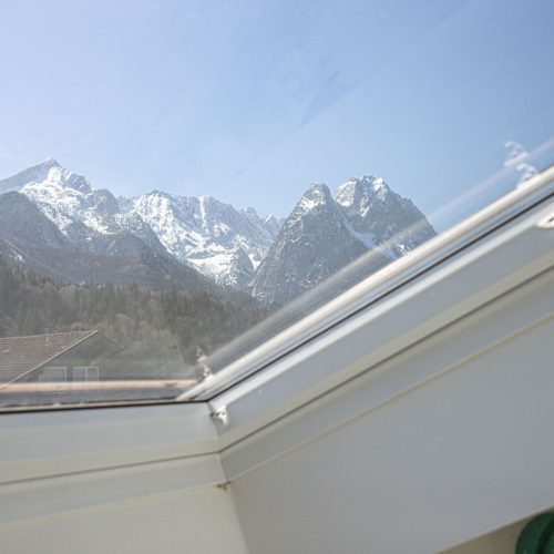 Dachfenster in Ferienwohnung in Garmisch-Partenkirchen