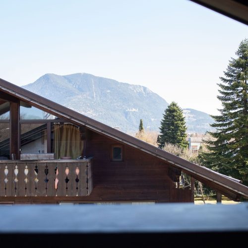 Ausblick in Ferienwohnung in Garmisch-Partenkirchen