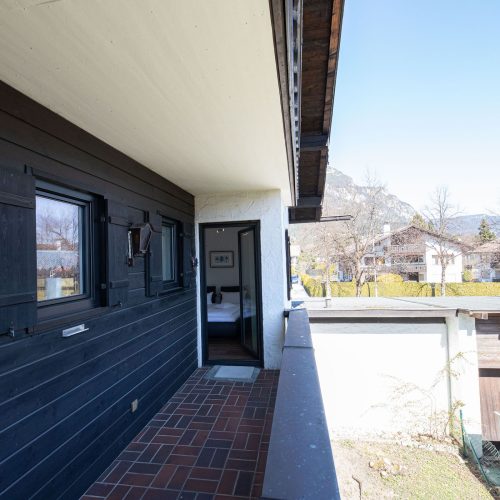Balkon in Ferienwohnung in Garmisch-Partenkirchen