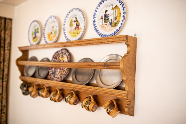 Teller Dekoration in Ferienwohnung in Garmisch-Partenkirchen