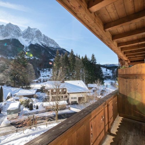 Balkon in Ferienwohnung in Garmisch-Partenkirchen