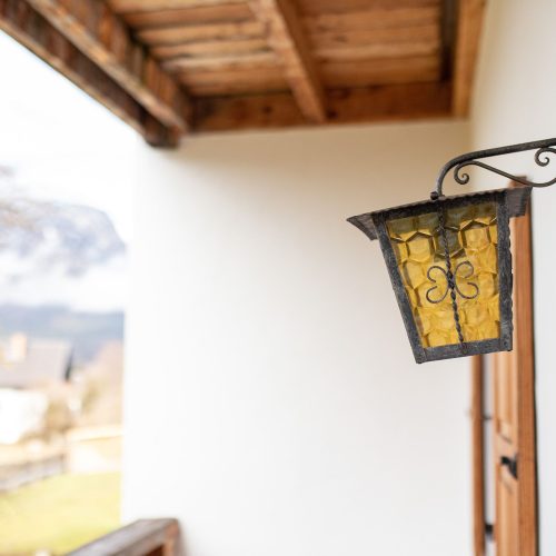 Außenbeleuchtung vom Balkon in Ferienwohnung in Garmisch-Partenkirchen