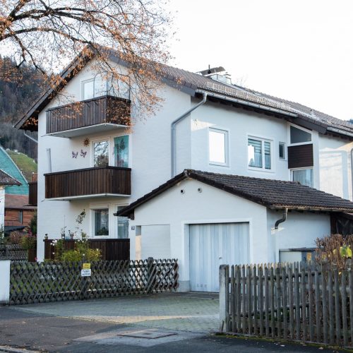 Haus von außen in Ferienwohnung in Garmisch-Partenkirchen
