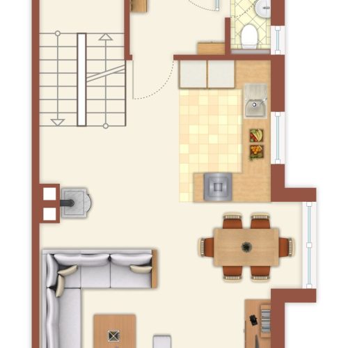 Grundriss in Ferienwohnung in Garmisch-Partenkirchen