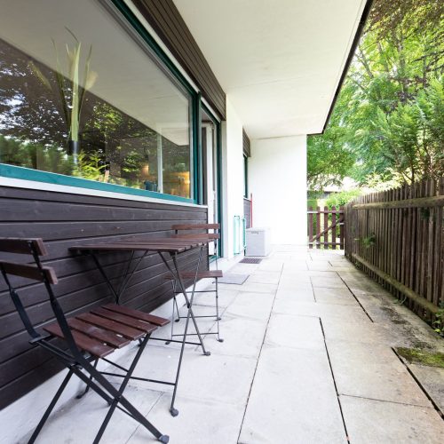 Außenbereich in Ferienwohnung in Garmisch-Partenkirchen