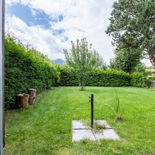 Garten in Ferienwohnung in Garmisch-Partenkirchen