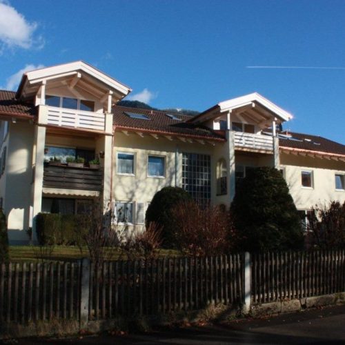 Haus von außen in Ferienwohnung in Garmisch-Partenkirchen