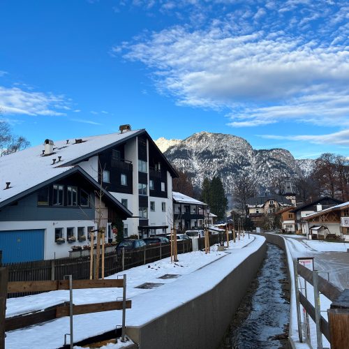 Umgebung und Natur in Ferienwohnung in Garmisch-Partenkirchen