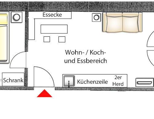 Grundriss in Ferienwohnung in Garmisch-Partenkirchen