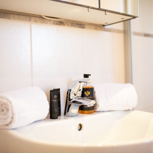 Waschbecken in Ferienwohnung in Garmisch-Partenkirchen